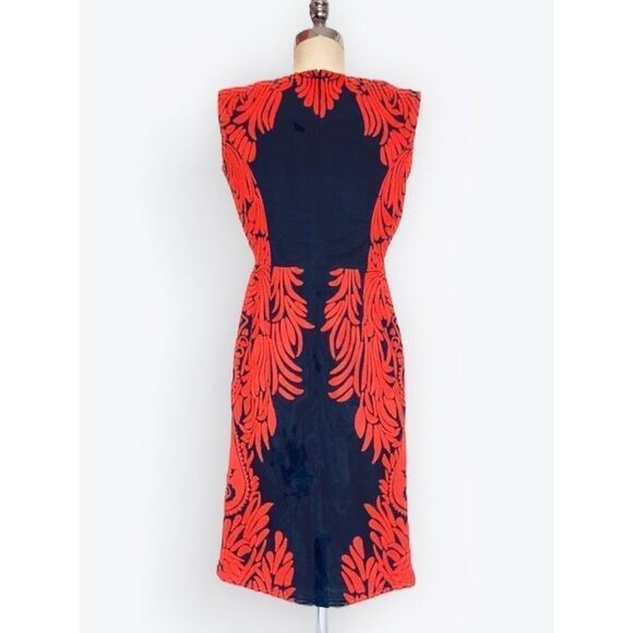 Anthropologie PANKAJ & NIDHI Woman’s 0 Petite Spice Tree Appliqué Sleeveless Dre - Picture 8 of 11